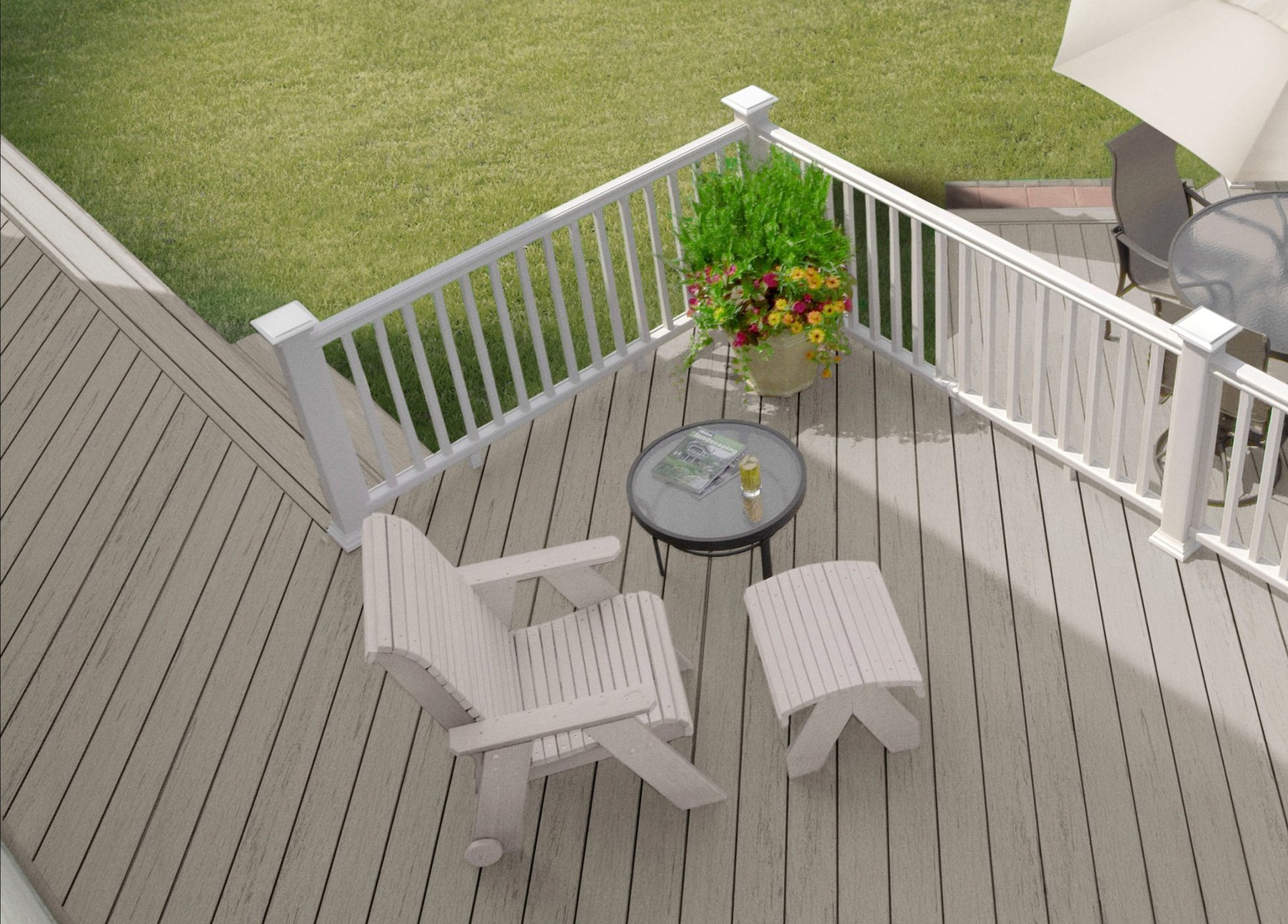 TimberTech Terrain+ Collection - Weathered Oak